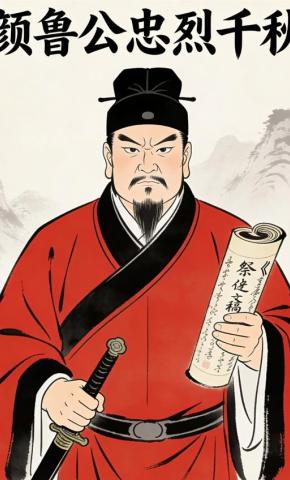 短剧《颜鲁公忠烈千秋》海报