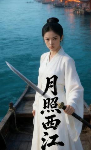 短剧《月照西江》海报