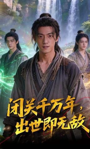 短剧《闭关千万年，出世即无敌》海报