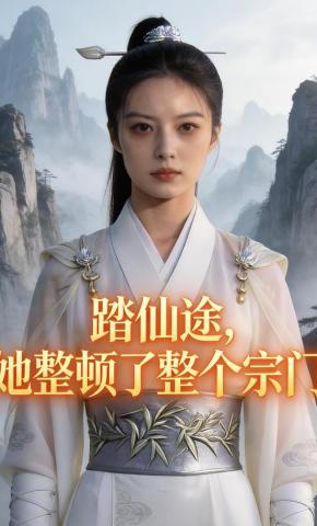 短剧《踏仙途，她整顿了整个宗门》海报