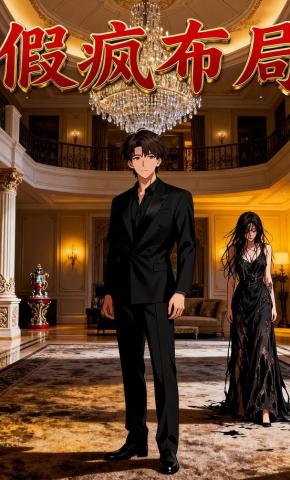 短剧《假疯布局》海报