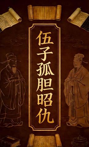 短剧《伍子孤胆昭仇》海报