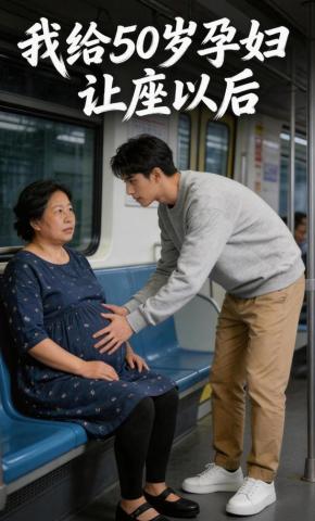 短剧《我给50岁孕妇让座以后》海报