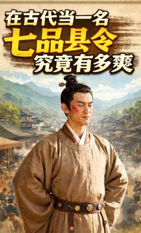 短剧《在古代当一名七品县令究竟有多爽》海报