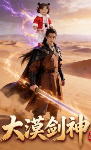 短剧《大漠剑神》海报