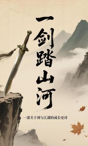 短剧《一剑踏山河》海报