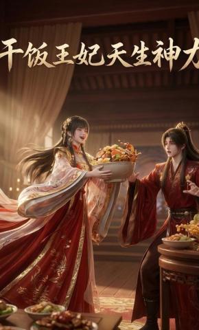 短剧《干饭王妃天生神力》海报