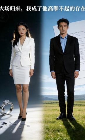 短剧《火场归来，我成了他高攀不起的存在》海报