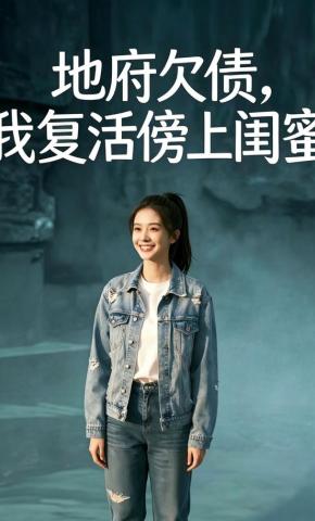 短剧《地府欠债，我复活傍上闺蜜》海报