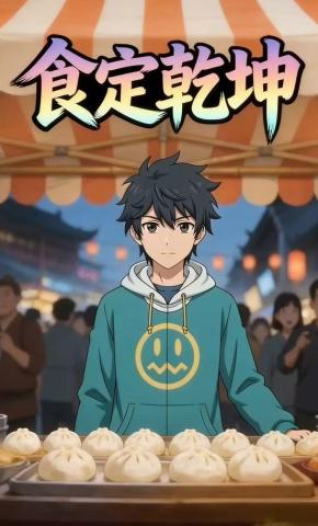 短剧《食定乾坤》海报