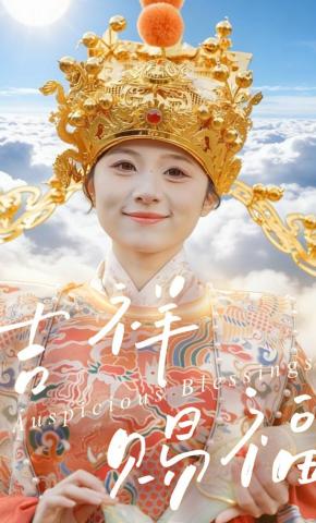 短剧《吉祥赐福》海报