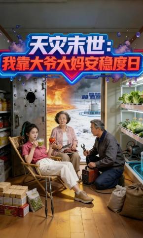 短剧《天灾末世：我靠大爷大妈安稳度日》海报