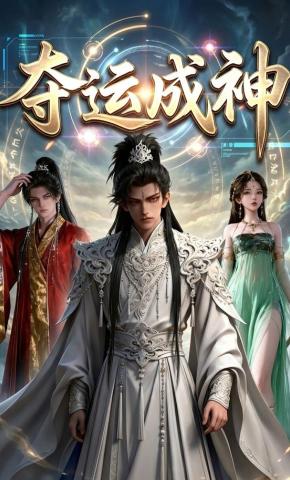 短剧《夺运成神》海报