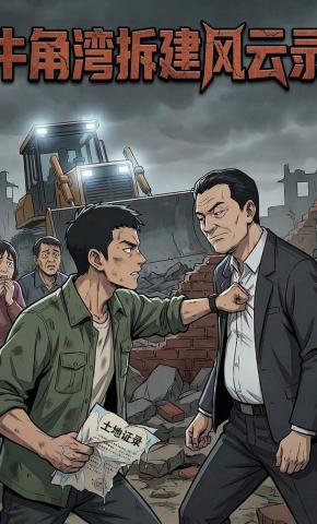 短剧《牛角湾拆建风云录》海报