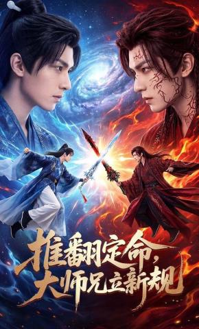 短剧《推翻定命，大师兄立新规》海报