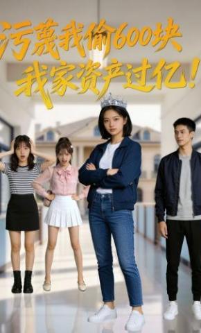 短剧《污蔑我偷600块 我家资产过亿！》海报