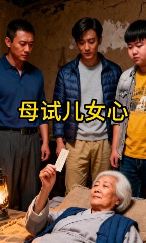 短剧《母试儿女心》海报
