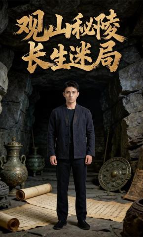 短剧《观山秘陵：长生迷局》海报