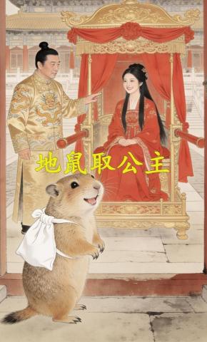 短剧《地鼠取公主》海报