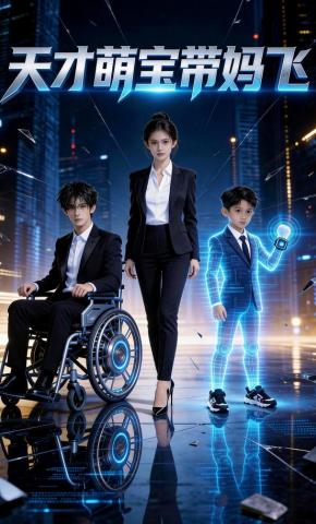 短剧《天才萌宝带妈飞》海报