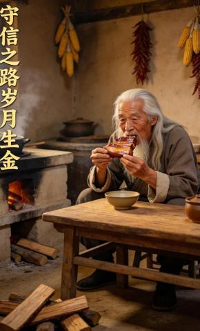 短剧《守信之路岁月生金》海报