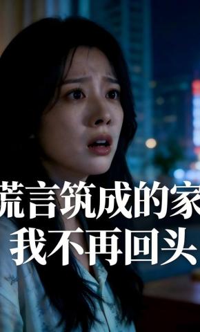 短剧《谎言筑成的家，我不再回头》海报