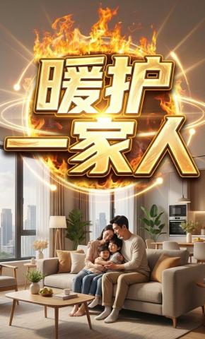 短剧《暖护一家人》海报