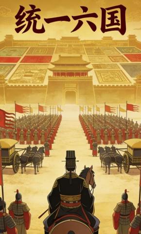 短剧《统一六国》海报