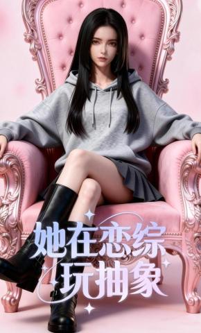 短剧《她在恋综玩抽象》海报