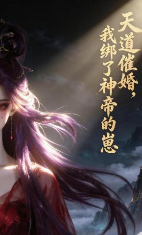 短剧《天道催婚，我绑了神帝的崽》海报