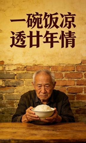 短剧《一碗饭凉透廿年情》海报