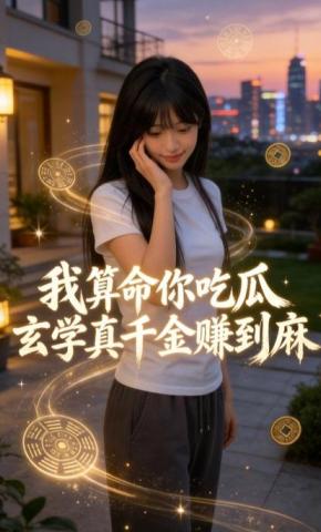 短剧《我算命你吃瓜玄学真千金赚到麻》海报