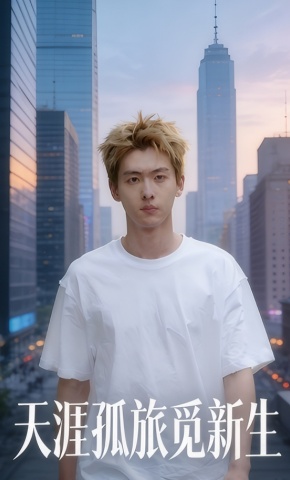 短剧《天涯孤旅觅新生》海报
