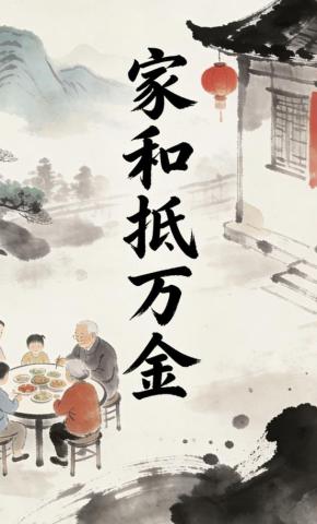 短剧《家和抵万金》海报