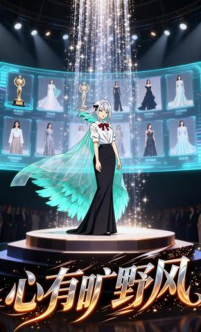 短剧《心有旷野风》海报