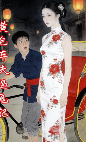 短剧《黄包车夫遇鬼记》海报