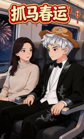 短剧《抓马春运》海报