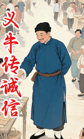 短剧《义牛传诚信》海报