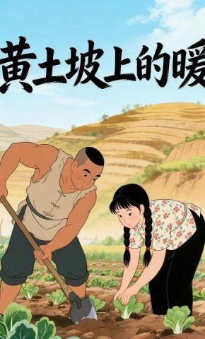 短剧《黄土坡上的暖》海报