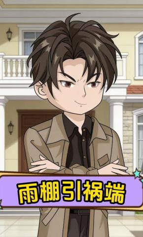 短剧《雨棚引祸端》海报