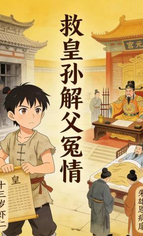 短剧《救皇孙解父冤情》海报