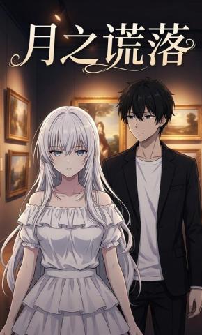 短剧《月之谎落》海报