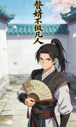 短剧《赘婿不做凡人》海报