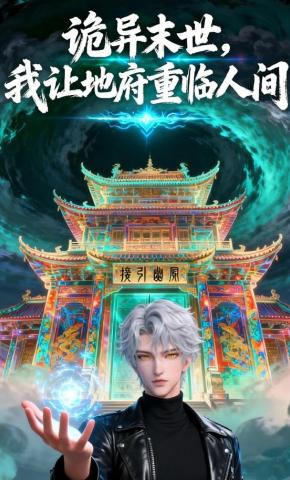 短剧《诡异末世，我让地府重临人间》海报