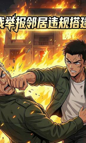 短剧《我举报邻居违规搭建》海报