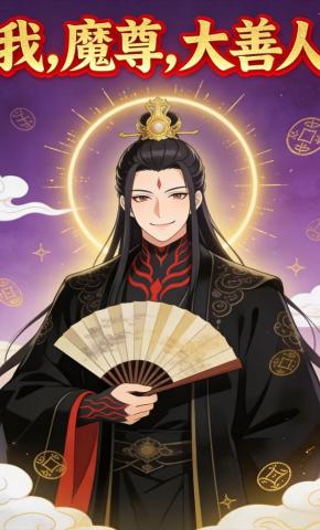 短剧《我，魔尊，大善人》海报