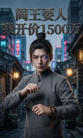 短剧《阎王要人我开价1500万》海报