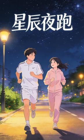 短剧《星辰夜跑》海报