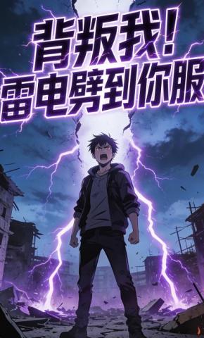 短剧《背叛我！雷电劈到你服》海报