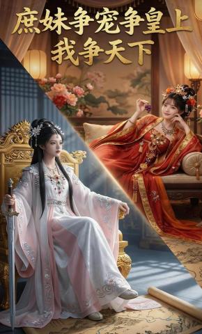 短剧《庶妹争宠争皇上，我争天下》海报